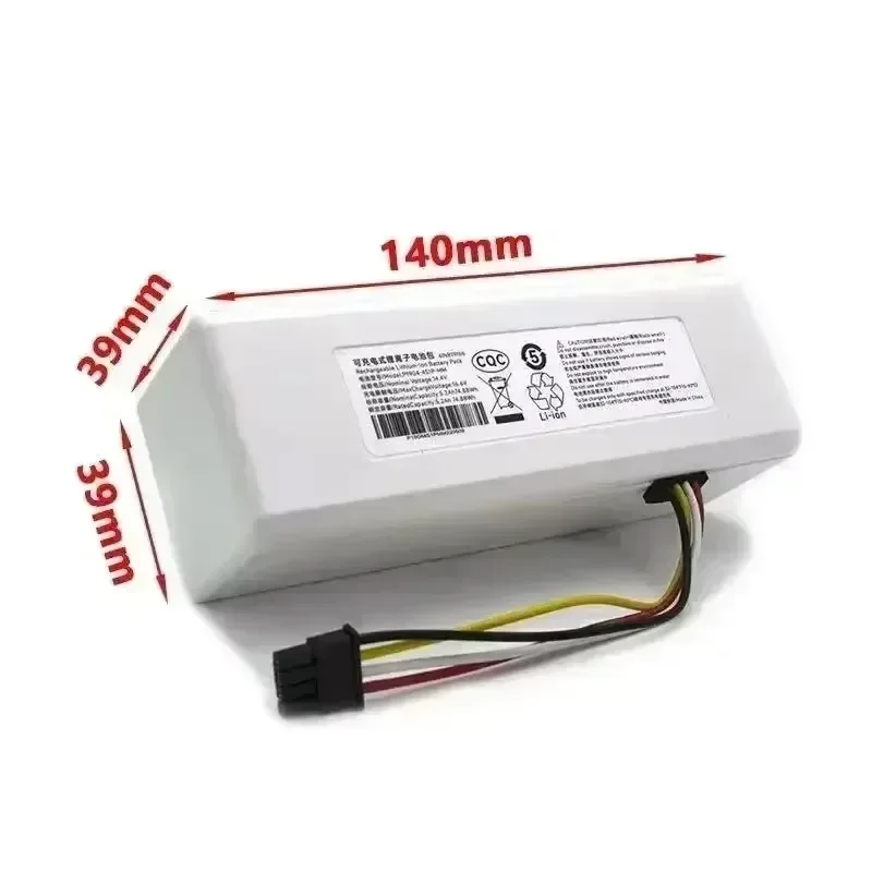 NEW 14.4V 12800mah P1904-4S1P-MM Battery For Xiaomi Mijia 1C STYTJ01ZHM Robot Vacuum Mop Cleaner Accessories battery