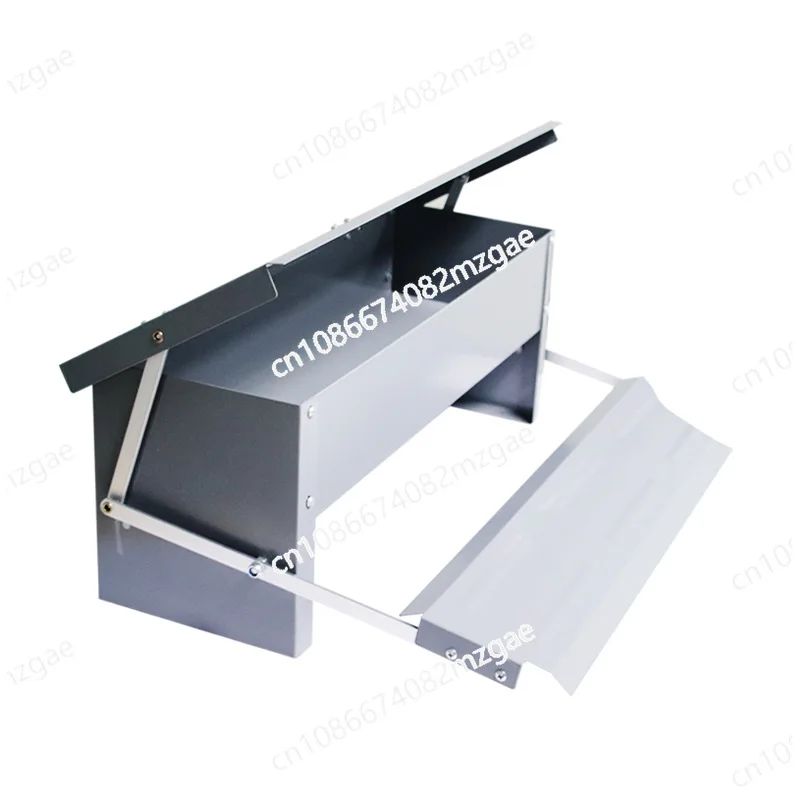 

Chicken Feed Trough Pedal Rectangular Automatic Chicken Food Basin Duck Goose Feeding Trough Feeder