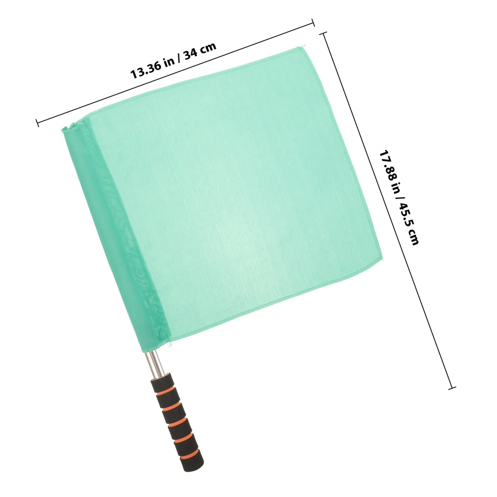 2pcs Referee Lightweight Hand Signal Flags For Soccer Rugby Training Sports Racing Conducting Match Competition