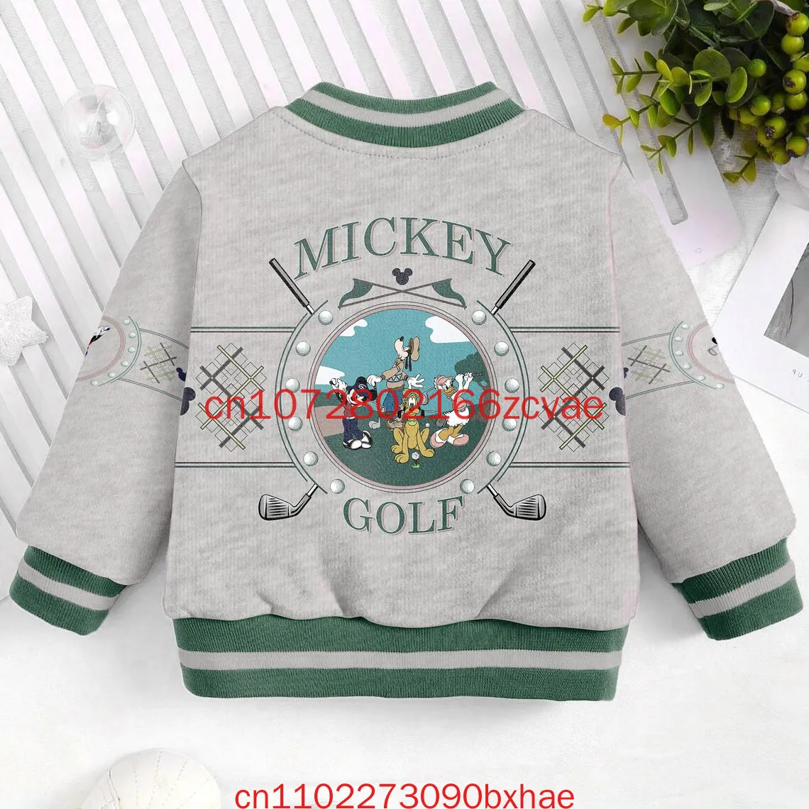 

Детская и молодежная бейсбольная куртка Disneyland Mickey Friend Team, новинка 2025 года, модная уличная мужская бейсбольная куртка на Хэллоуин