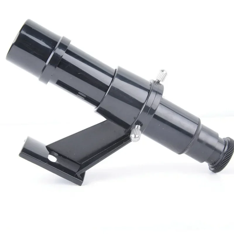 

5x 24mm Astronomical Telescope Finderscope Optical Finder Riflescopes with Sight Bracket Crosshair Black NO Monocular Telescopio