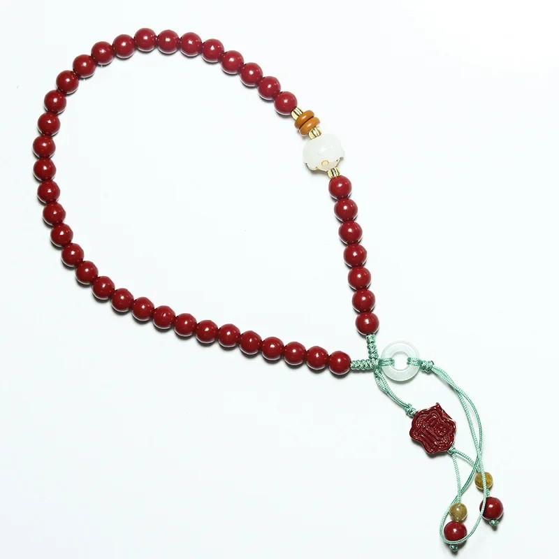 الزنجفر الطبيعي مطرز سلسلة هواتف المحمول الحبل الأرجواني الذهب الرمال التعامل مع الحلي العرقية نمط المرأة مجوهرات