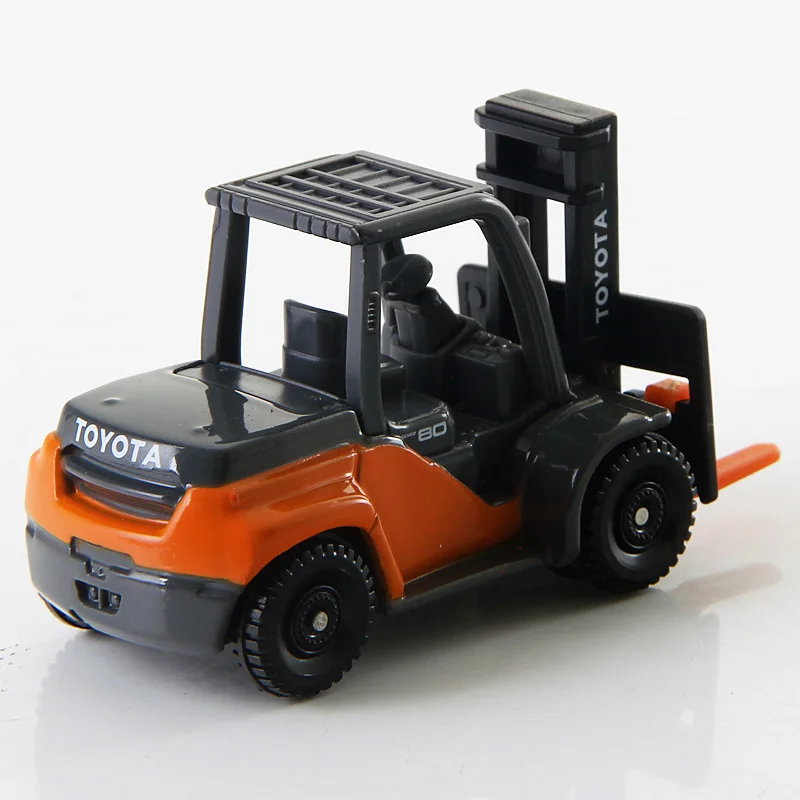 TAKARA TOMY simulation alloy car model Boy Toy Project No. 111 Toyota Forklift truck, children\'s gift, boy toy birthday gift