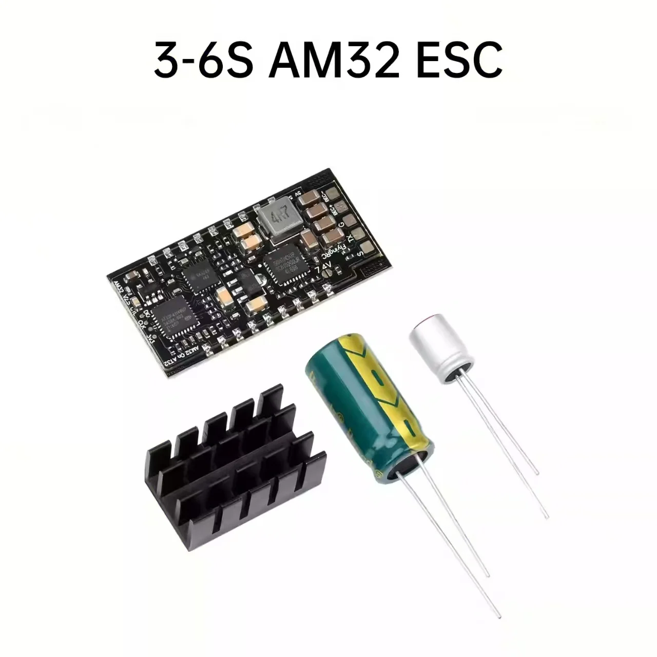 

3-6S AM32 ESC V2.5 75A Brushless ESC Aircraft Model BEC 32-bit UAV RC FPV Model Aircraft Master Controller Single Bidirectional