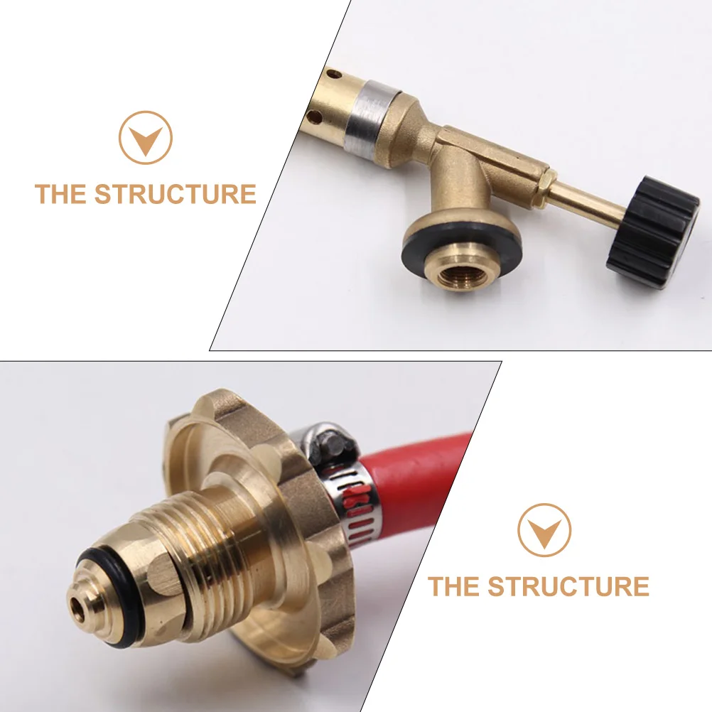 

1Set Professional Propane Torch Replaceable Welding Torch Ergonomic Comfortable Handle Self Ignition for Cooking Bbq Brazing