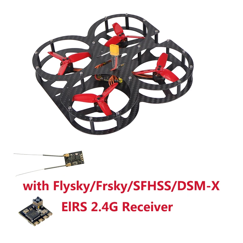 

DIY X115 2.5inch RC Quadcopter 1200 TVL 1.8mm FPV Camera 40A Brushless Flight Controller 5200KV Motor W/ Flysky/Frsky/DSM-X RX