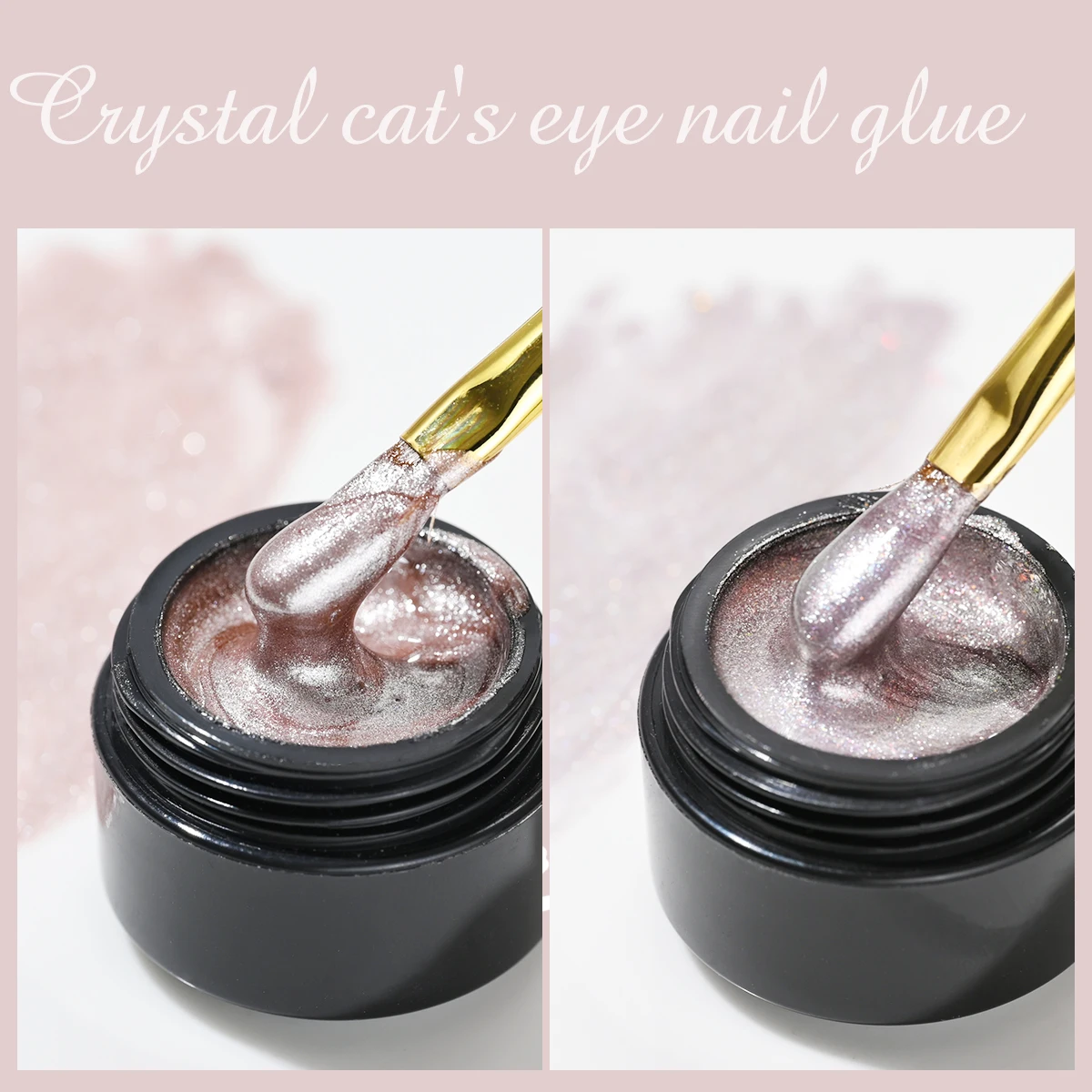 1Jar 9D Crystal Cat Eye Magnet Gel Nail Polish Sparkly Glitter UV Soak Off Gel Lacquer Magnetic Gel Varnish For Manicure #5ml