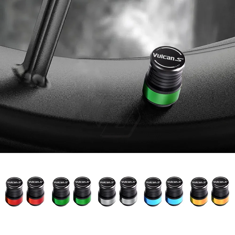 Motorcycle Accessories Wheel Tire Valve Caps Covers Case for Kawasaki Vulcan S 650 All Year