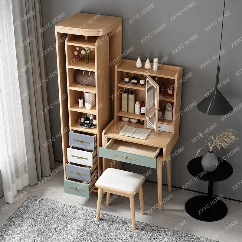 XX Classic Luxury Vanity Table Simple Modern Bedroom Makeup Vanity Table Storage Home Furnitur