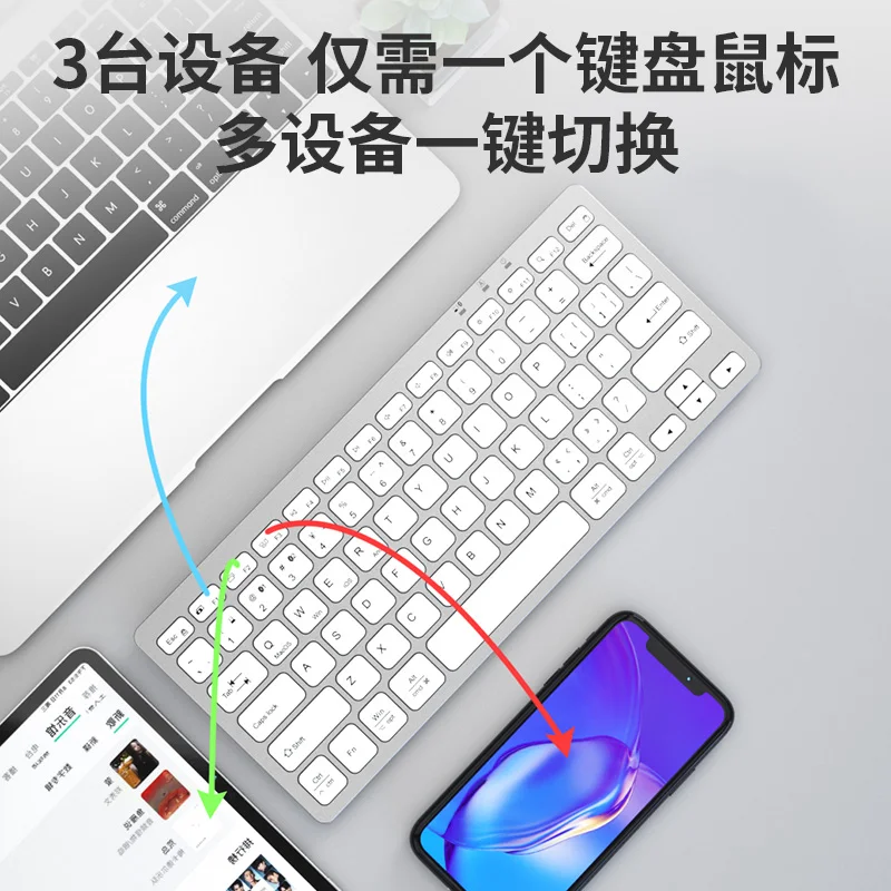 Notebook external dual-mode wireless Bluetooth keyboard and mouse set charging model for Huawei, Xiaomi tablet computers