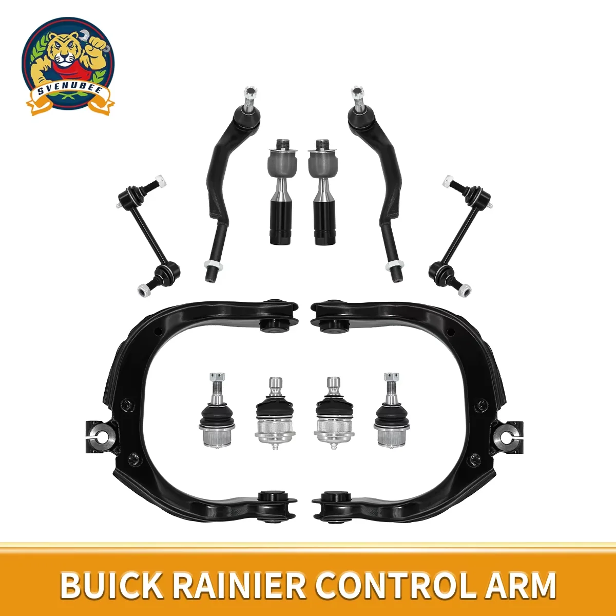 

Svenubee 12Pcs Front Upper Control Arm Ball Joints Stabilizer Link Set for Buick Rainier Chevrolet SSR 2003 2004 2005-2009