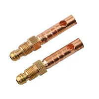 TIG Torch Power Adapter Electric Cable Connector TIG Welding Applications 3/8-24UNF Size Brand New Gas And Power Cord Adapter