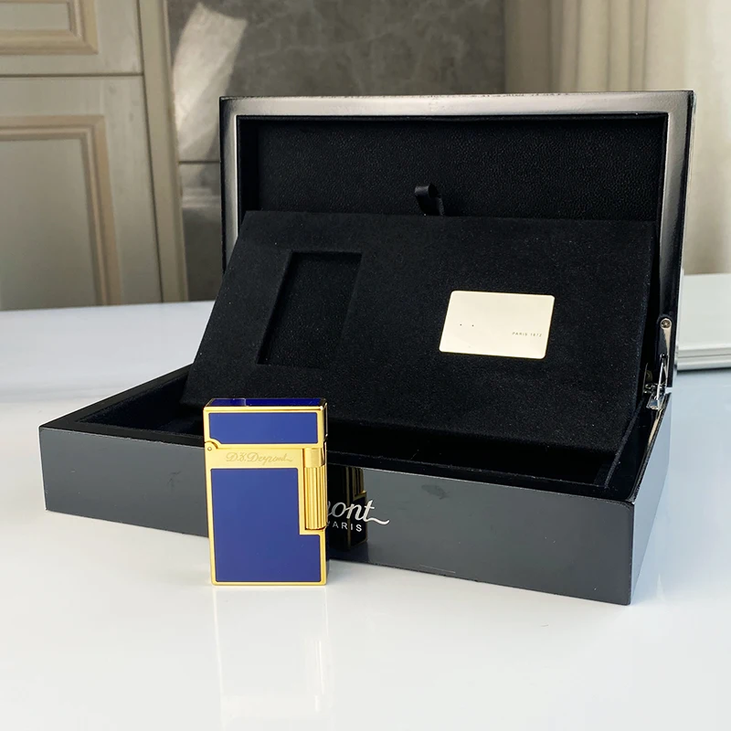 

New commemorative edition single and double flame luxury lighter Ping Sound natural paint cigarette smoking butane lighter 16084