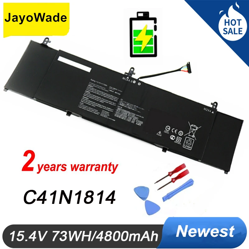 

Factory 73WH C41N1814 0B200-03120100 Laptop Battery for ASUS ZenBook 15 UX533 UX533FD UX533FN RX533 RX533FD BX533FD Series