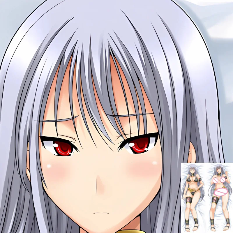 

DIY Custom Dakimakura Anime Selvaria Bles Pillowcase Double-sided Print Hugging Body Decorative Pillow Cover Case Dropshipping