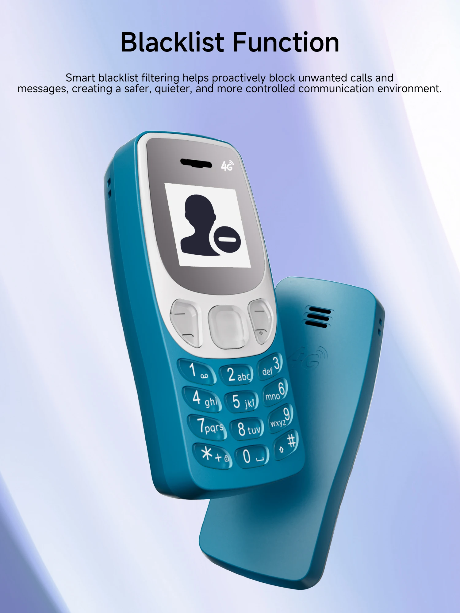 SERVO BM80 4G LTE Super Small Button Mobile Phone Dual SIM Standby Speed Dial Call Recording Alarm Clock Mini Backup Cellphones