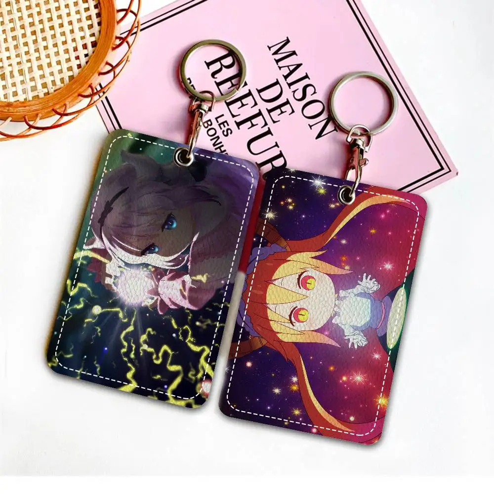 

Брелок-держатель Miss Kobayashi Dragon Maid Anmie с брелком для карты доступа, автобуса и карты, кредитный ID, защитная банковская карта