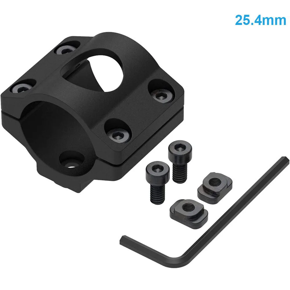 45-Grad-Offset-Taschenlampenhalterung Kompatibel mit 25,4mm/30mm Innendurchmesser Universelle Taschenlampenringhalterung – Detail 13