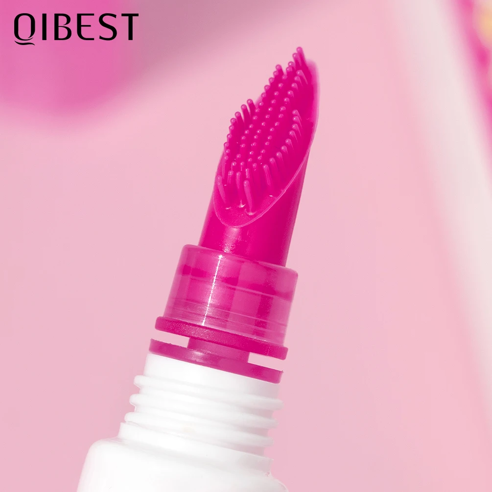 QIBEST 3D Naturalny Żel do Brwi Wodoodporny i Odporny na Pot, Utrwalający Indywidualne Włoski, w Tubce