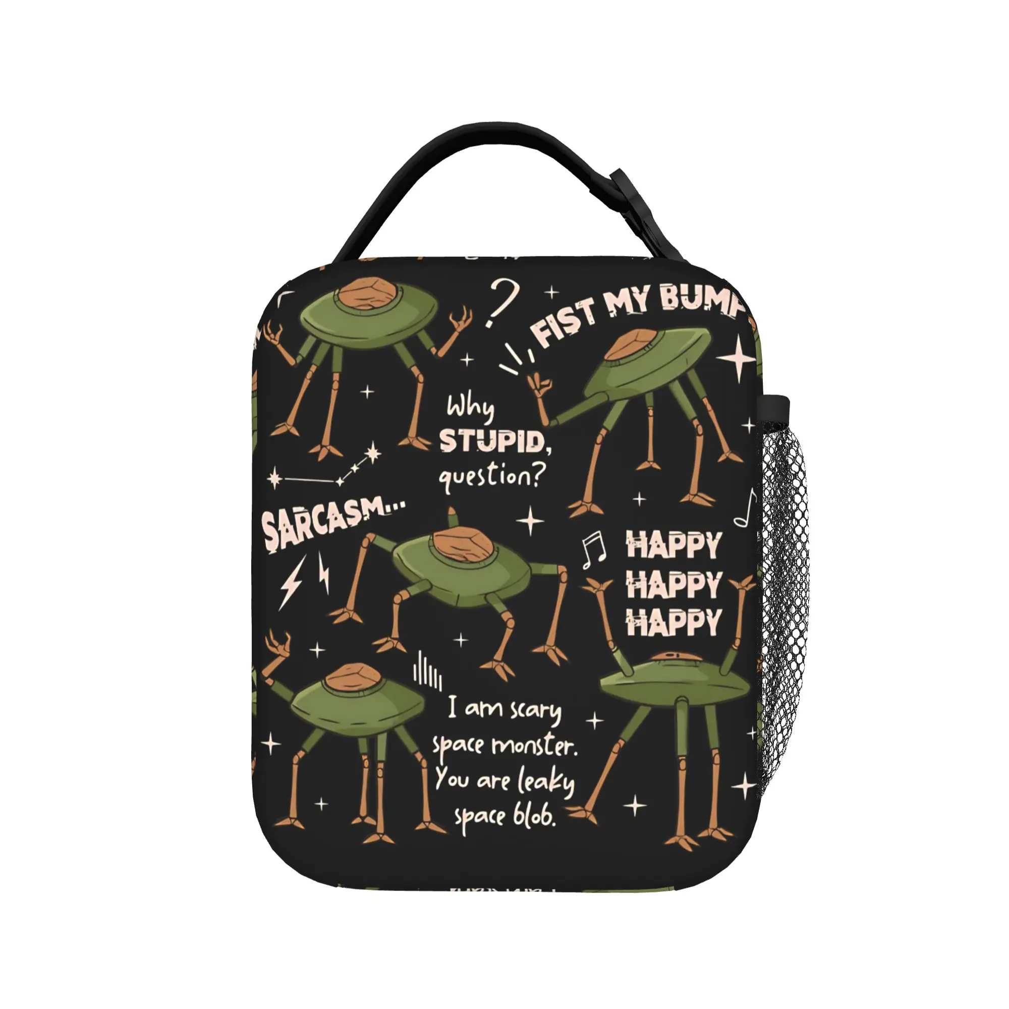Rocky Project Hail Mary Funny Meme Lunch Bag For Girls  Designer Lunch Box Kawaii School Cooler Bag Thermal Tote Handbags