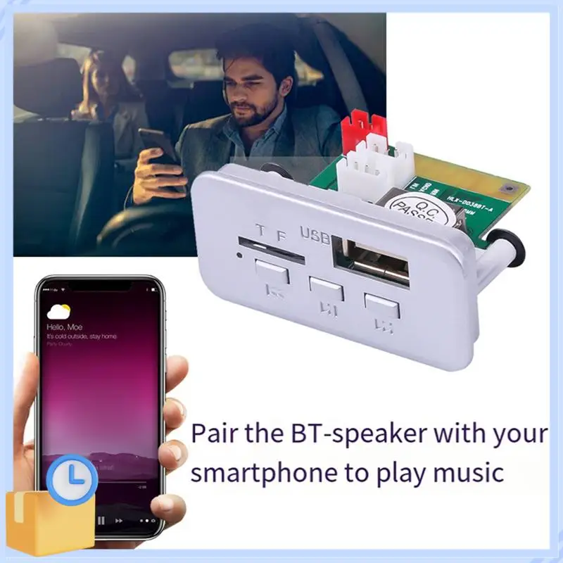 Popular bluetooth 5.0 mp3 wma ape placa decodificação áudio do carro usb tf rádio fm módulo handsfree mp3 player para alto-falante fácil de usar 1