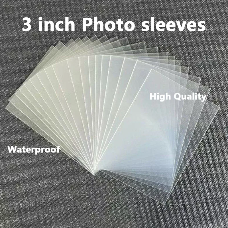 

3-дюймовый фотофутляр, фотопринтер, высококачественный полипропиленовый материал, супер прозрачный, без морщин, легко вставляется