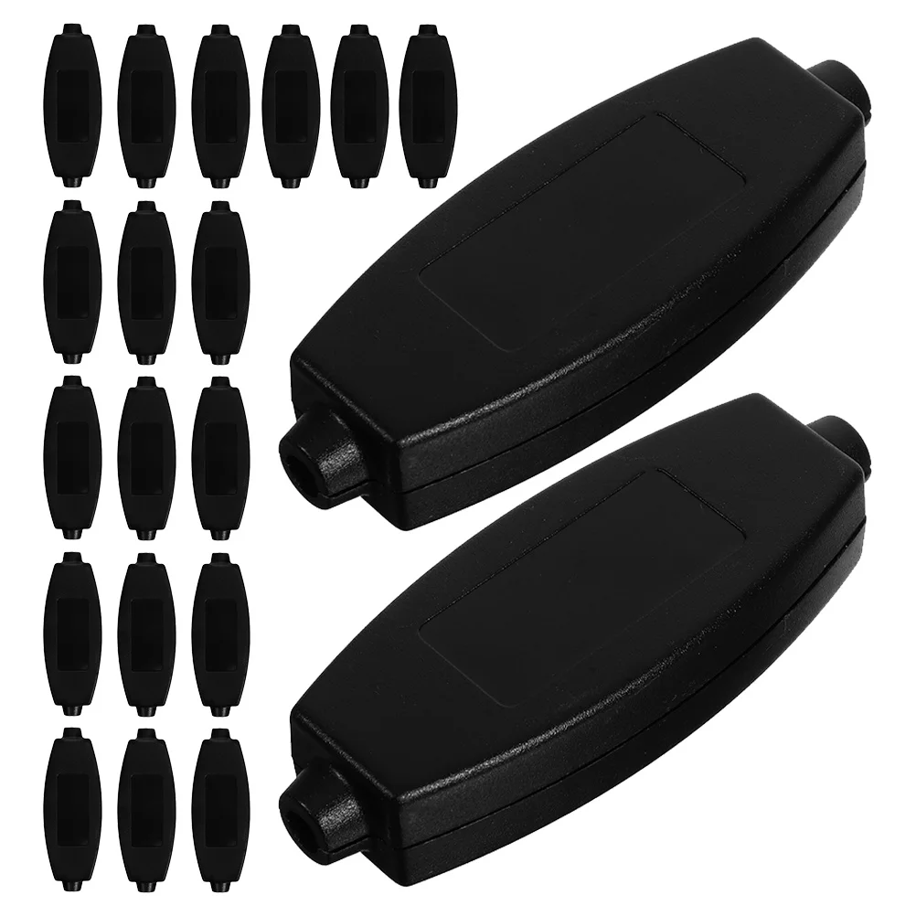 20 قطعة صندوق وصلات إلكترونية أسود ABS حافظة مدمجة لمشاريع أسلاك Pcb حماية الدائرة الضميمة الصناعية