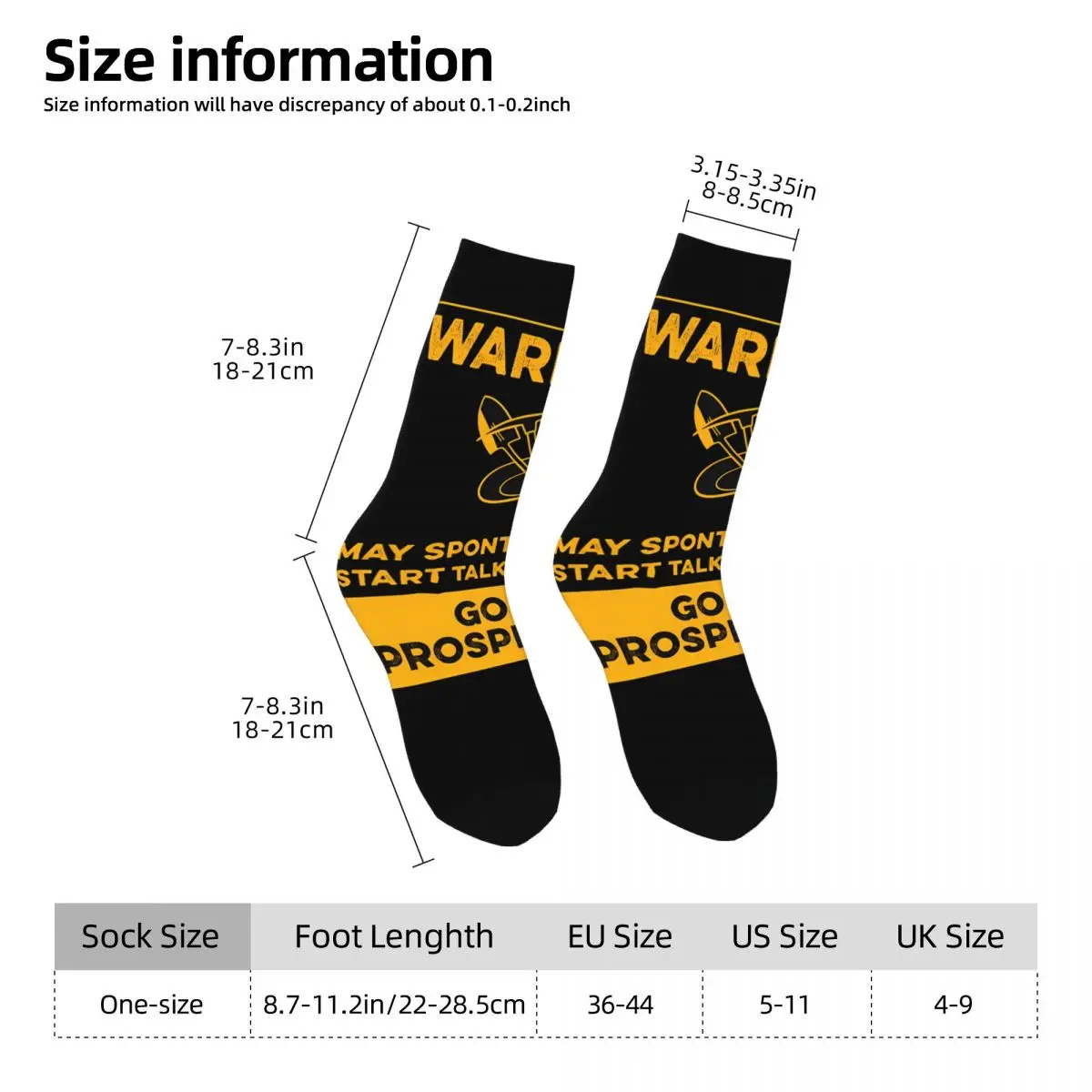 Crazy compression Gold Finder Sock for Men Harajuku Gold prospecting Quality Pattern Crew Sock Casual