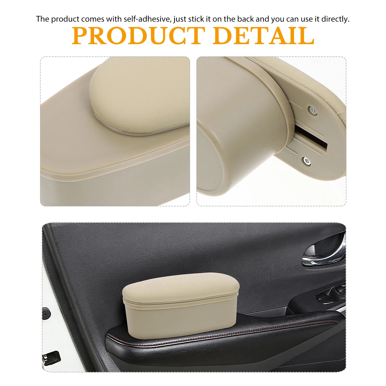 

Cushion With Storage Box For Door Elbow Rest Suv Truck Auto Car Accessory Side Door Support Car Accessory