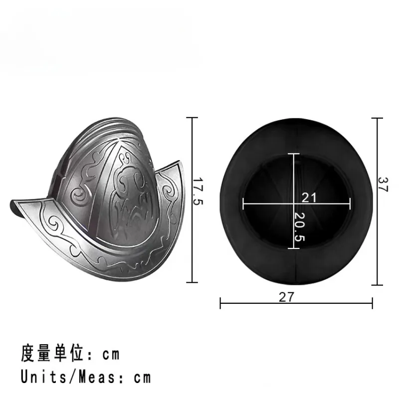 خوذة فضية لدعامة أداء المسرح، خوذة موريان من عصر الفاتح الإسباني، خوذة على شكل وعاء إسباني