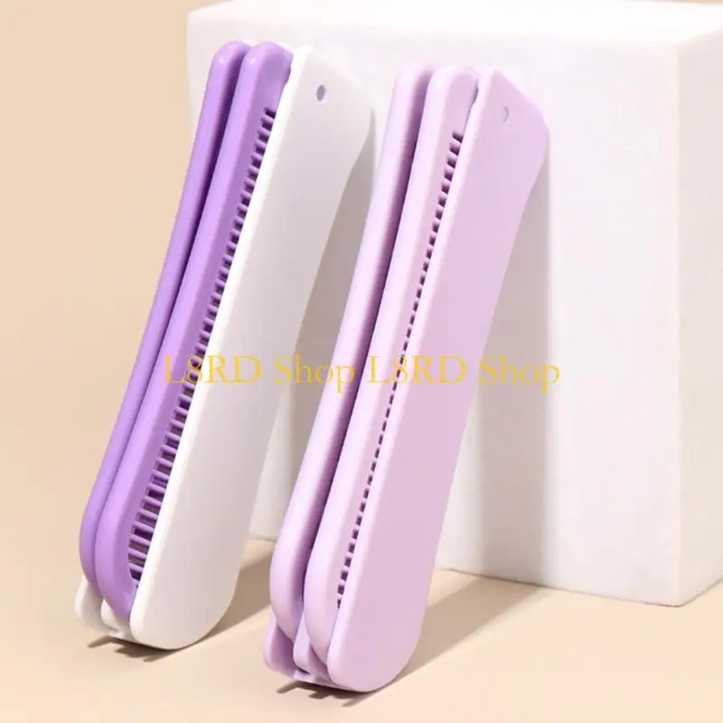 L8RD Compact Foldable Comb Portable Wide Tooth Designs for Various Hair Types Travel Friendly Hair Styling Combs