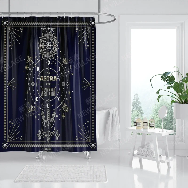 Waterproof fabric shower curtains Bathroom curtain accessories Bath curtain for shower 180x200cm 240*200 anime boho decoration