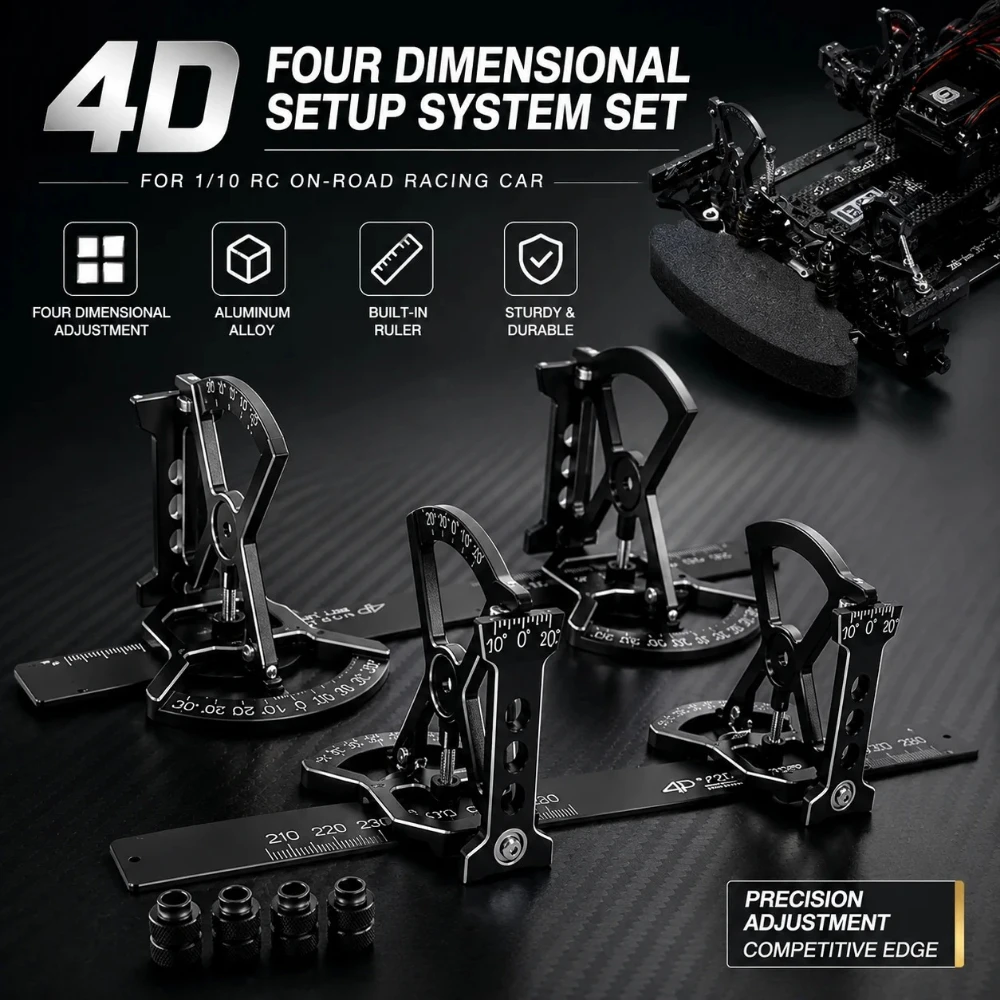 chassis-en-alliage-d'aluminium-4d-systeme-de-reglage-multidimensionnel-avec-regle-pour-voiture-de-course-telecommandee-1-10-rc-sur-route