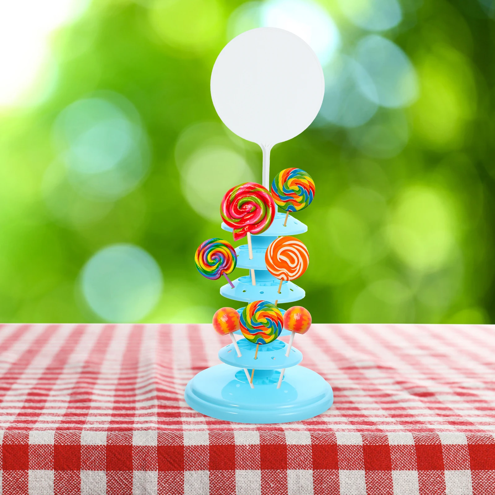 

5 Layers Plastic Lollipop Stand Candy Marshmallow Display Multi Function Holders Cake Pops Store Lollipop Holders Decor
