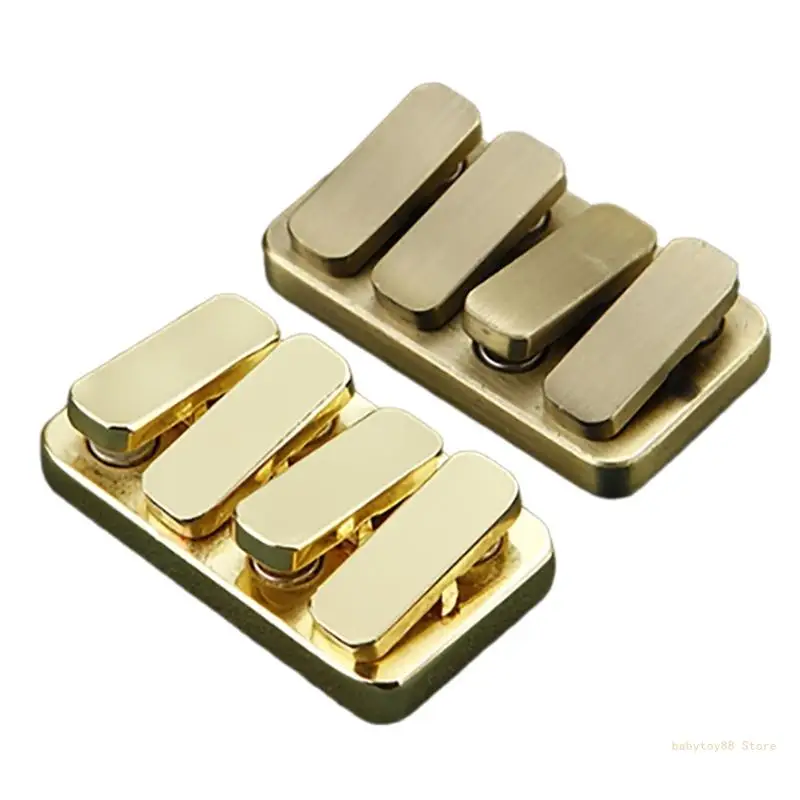 

Y4UD Finger Clickers Rectangle Piano Keys Metal Fidgets Clickers Slider Haptic