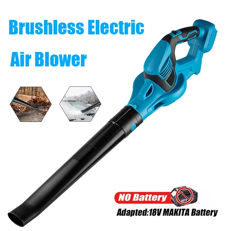 High Powerful Electric Air Blower For Makita 18V Battery Handheld Cordless Leaf/Snow/Dust Blowing Blower Garden Tool