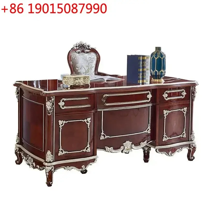 

European desk French neoclassical desk writing computer desk study