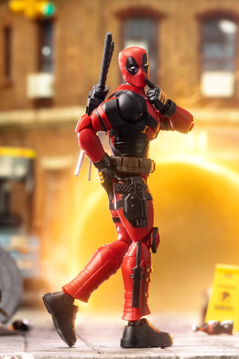 Blokees Nuova serie Deadpool e Wolverine Deadpool Champion Class Action Figure Desk Decor Ornament Toy Regali