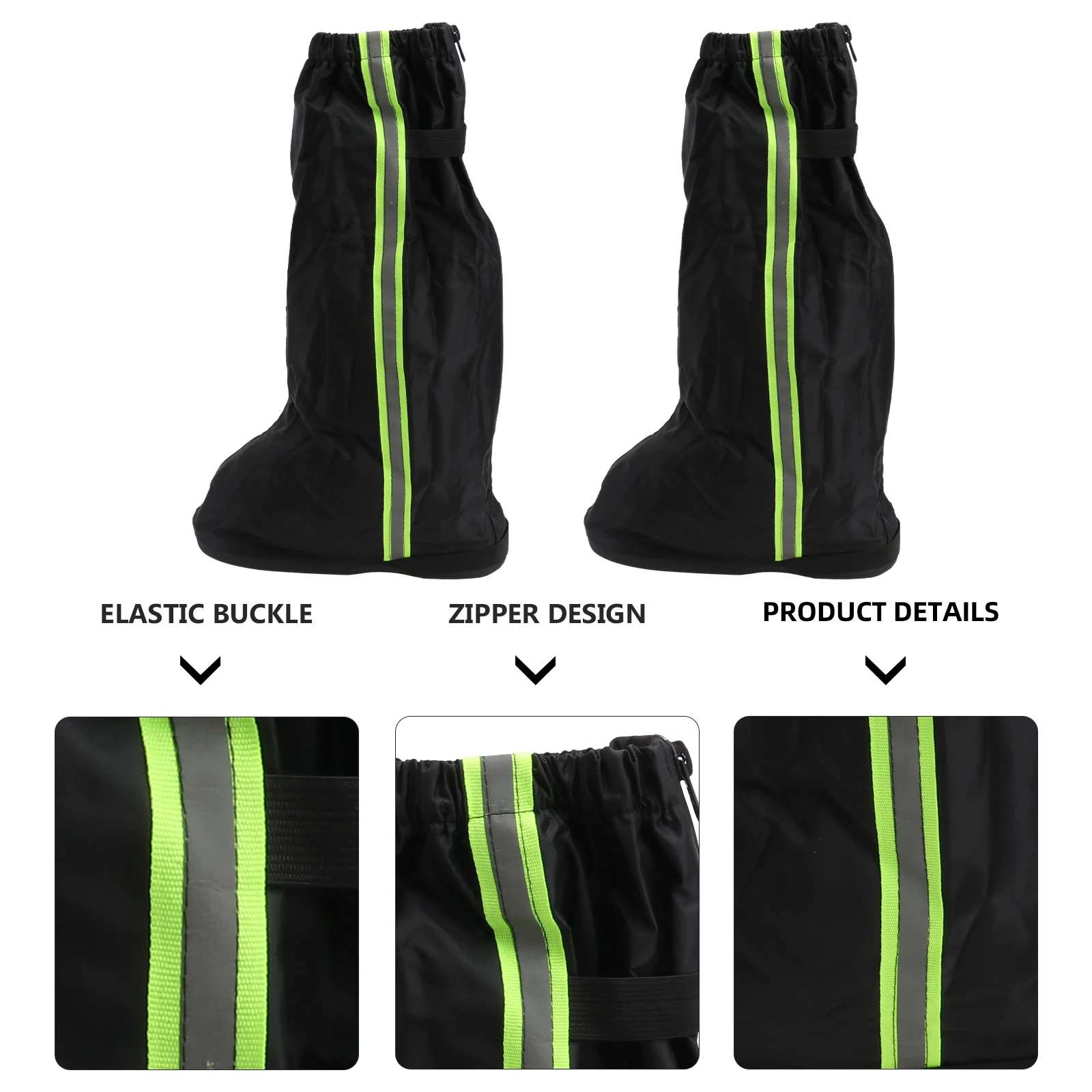 

Rainproof Gaiters Oxford Cloth Lightweight Durable Shoe Cover Heavy Rain Snow Adjustable B Outdoor Hiking Climbing Leg