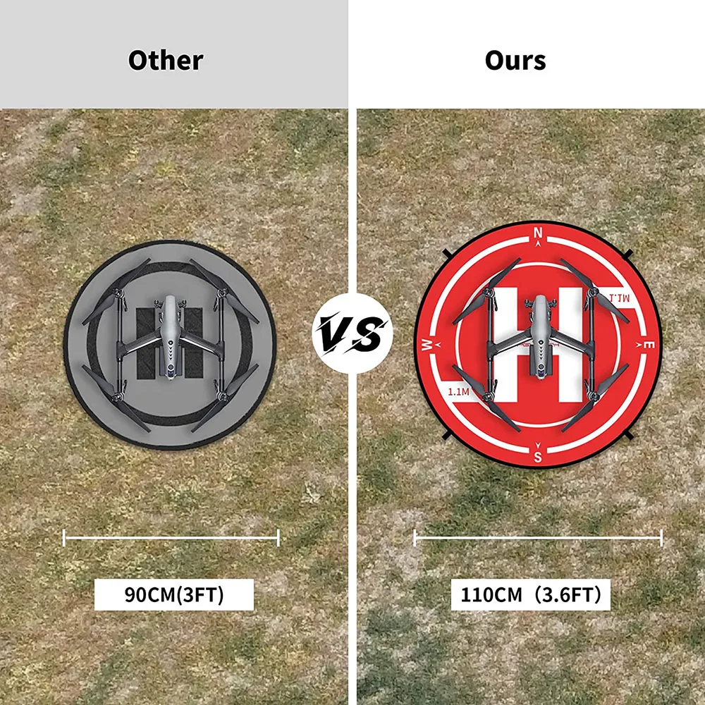 طائرة هليكوبتر PGYTECH بدون طيار قابلة للطي طائرة إطلاق حصيرة ل DJI Mini 3/Mavic 3/Mini 3 Pro/Air 2/2s/ RC طائرات هليكوبتر بدون طيار