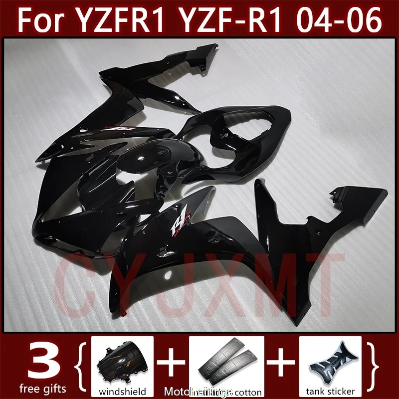 

Motorcycle Fairing Body Kit For Yamaha YZF R1 2004-2006 Full Motorcycles Fairings YZFR1 04 05 06 Hood Cowl Panel