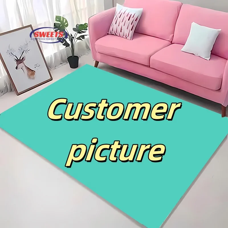 New Shelves! Customer Customized Rectangular Round Carpet, Exclusive Customization,Rug for Living Room Sofa Office, Non-slip Mat