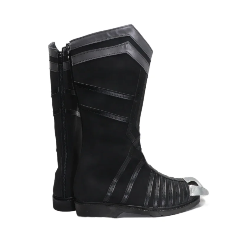 Black Cosplay Panther Shoes Boots Halloween Costume