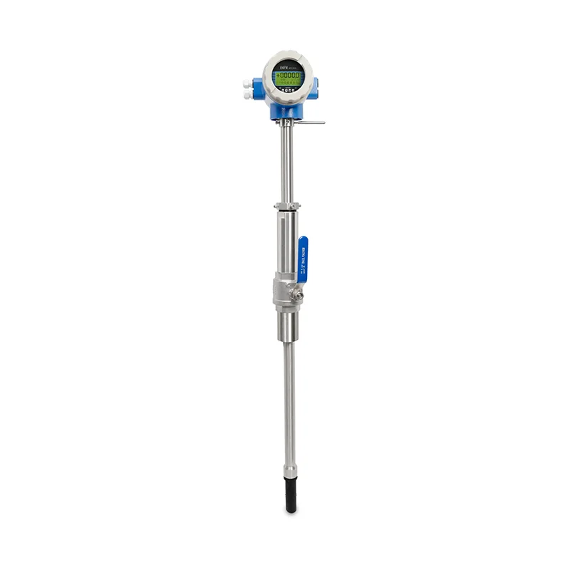 

Hot Sale Widely Flow Range Digital 4-20ma Rs485 Insertion Type Thermal Mass Flowmeter air Flow Meter Sensor