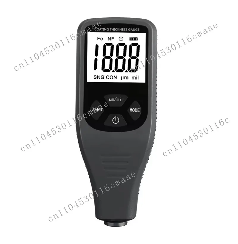 0.1 micron/0-1300 coating thickness gauge Plastic automotive paint film tester for accurate measurement