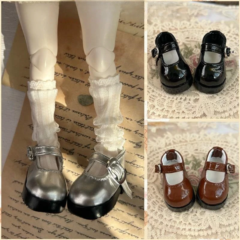 

30cm Princess Doll High Heels Leather Shoes 1/6 BJD Doll Shoes Accessories Toy Shoes 5x2.5x3CM