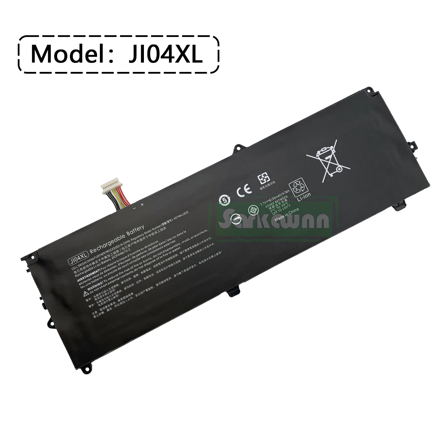 SARKAWNN 3CELLS JI04XL Laptop Battery For HP Elite X2 1012 G2 HSN-I07C Series