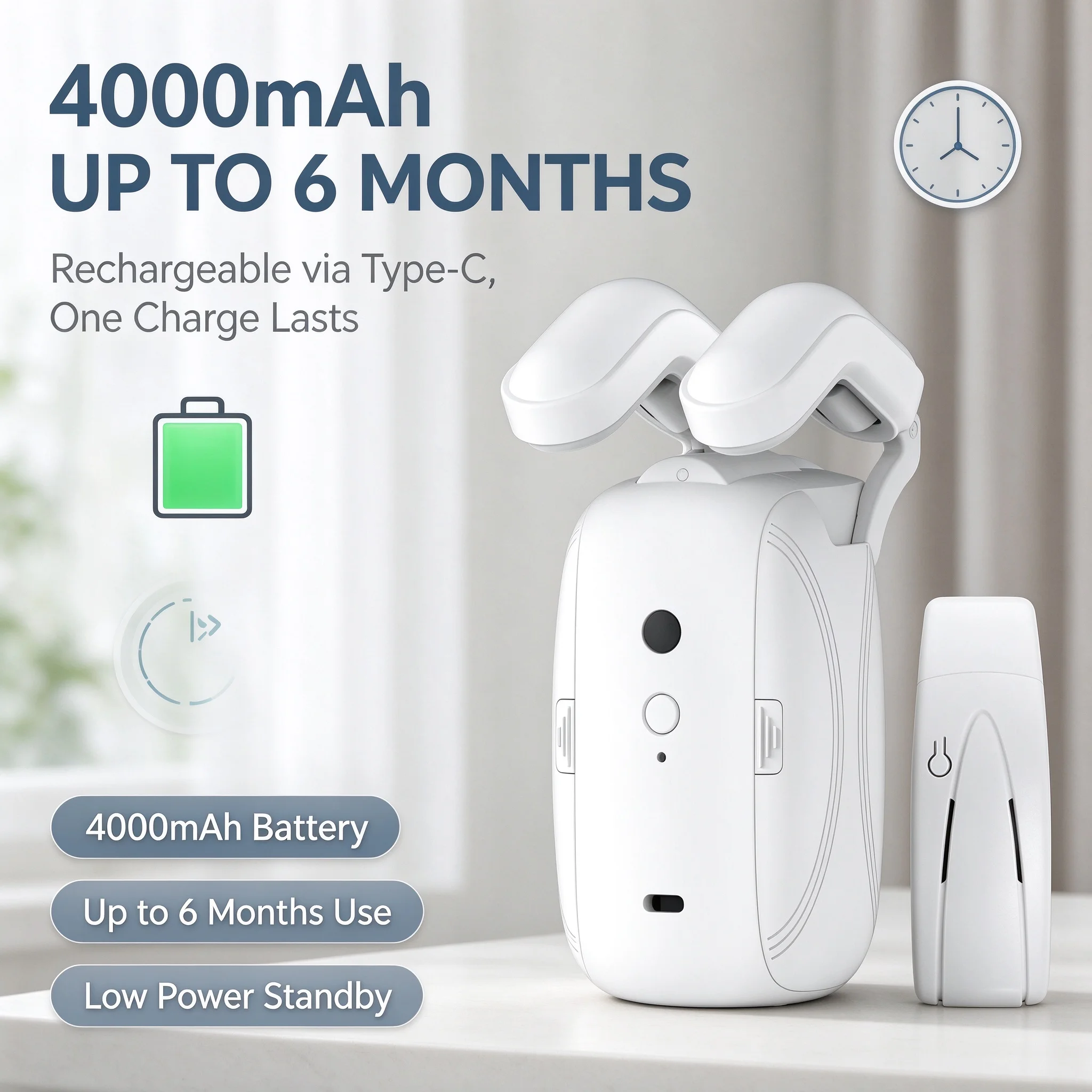 Smart WiFi Curtain Robot Built-in Gateway Roman Rod Track APP Voice Control Automatic Curtain Opener for Alexa Google Home