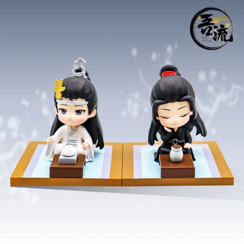 The Untamed Mo dao zu shi Action Figure Toy Wei Wuxian Lan Wangji Q Version Standing Model Toys for Display