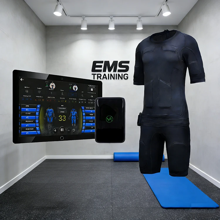 Full Body EMS Training Suit with Dry Electrode for Mobile Trainer EMS Training Sessions